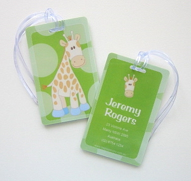 Giraffe luggage tag shop